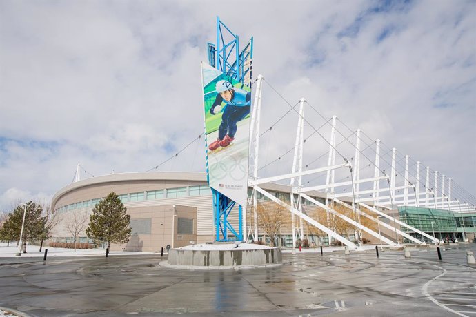 Archivo - SALT LAKE CITY, Utah Olympic Oval, 09-03-2019 , season 2018 / 2019 , ISU Worldcup Speedskating Finals. stadium overview   during ISU World Cup Finals 9 March