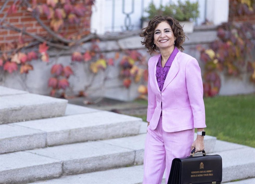 La vicepresidenta cuarta y ministra de Hacienda, María Jesús Montero.