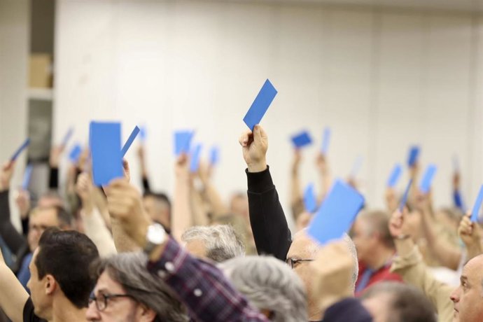 Asamblea de presidentas y presidentes de falla, en una imagen de archivo