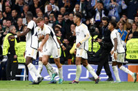 El Real Madrid ata con goleada su liderato en Champions