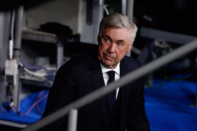 El entrenador del Real Madrid, Carlo Ancelotti. 