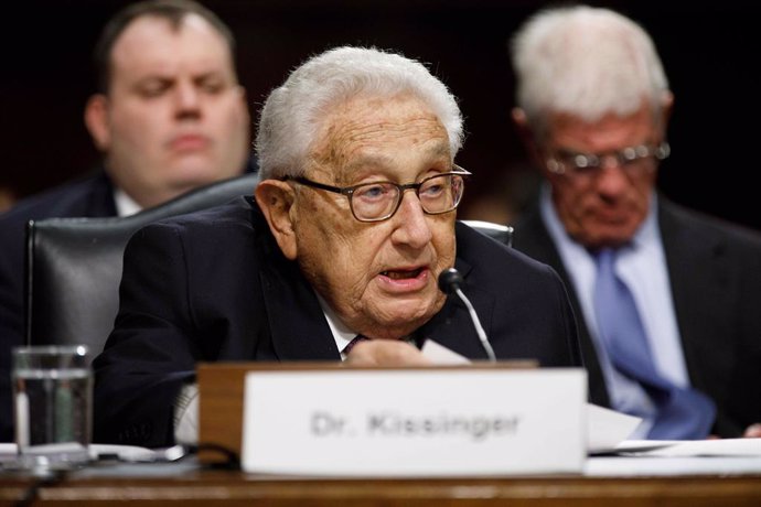 Archivo - Arxivo - Imatge d'arxiu de l'ex-secretari d'Estat d'EUA, Henry Kissinger