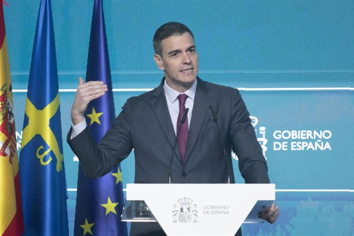 El presidente del Gobierno, Pedro Sánchez