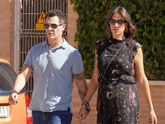 Archivo - Patricia Pardo y Christian Gálvez en una imagen reciente