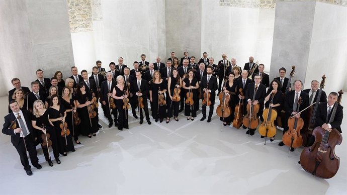 Integrantes de la Orquesta Sinfónica de Navarra