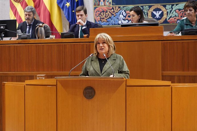La consejera de Presidencia, Interior y Cultura del Gobierno de Aragón, Tomasa Hernández.