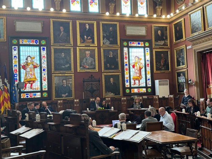 Pleno del Ayuntamiento de Palma, a 30 de noviembre de 2023.