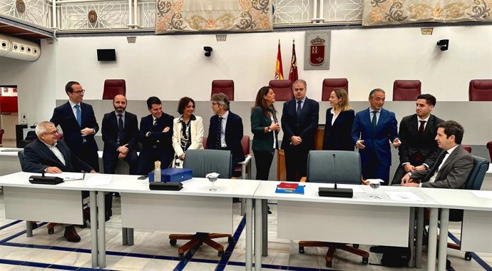 Presentación de los Presupuestos de la Consejería de Economía, Hacienda y Empresa, dirigida por Luis Alberto Marín, para el ejercicio de 2024