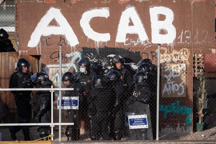 Imatge de l'operatiu policial