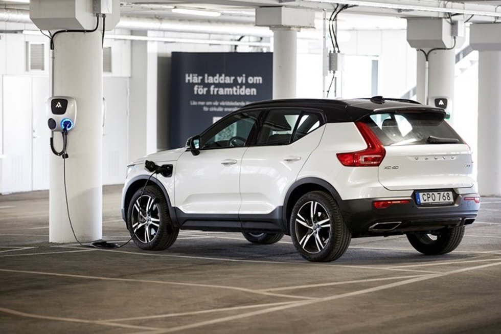 Archivo - Vehículo electrificado de Volvo Cars.