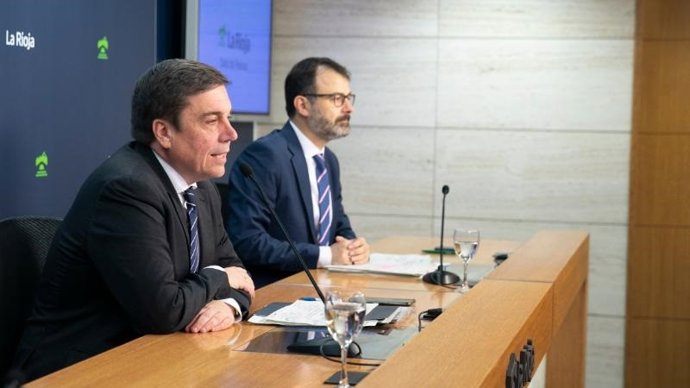 El consejero y el viceconsejero de Educación, Alberto Galiana y Miguel Ángel Fernández