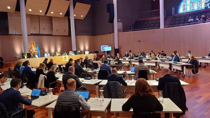 El pleno de la Diputación de Barcelona de noviembre.