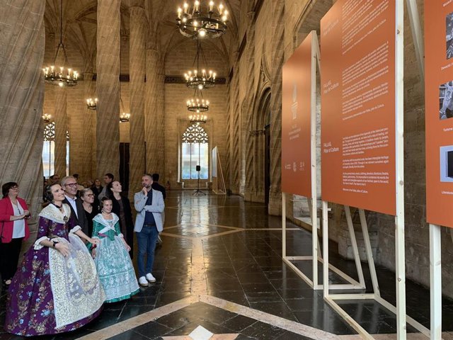 Celebración del séptimo aniversario de la declaración de las Fallas como Patrimonio Inmaterial de la Humanidad por la UNESCO