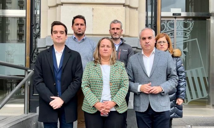 Diputados del PP en la Diputación Provincial de Zaragoza (DPZ).