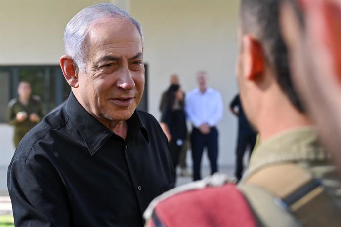 Archivo - Benjamin Netanyahu, primer ministro de Israel