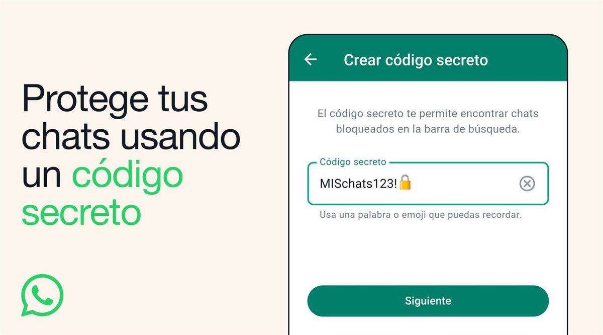 WhatsApp permet désormais de protéger les conversations avec un code secret