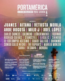 Artistas confirmados del festival PortAmérica