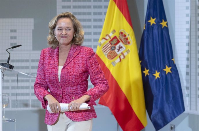 La nueva vicepresidenta primera y ministra de Asuntos Económicos, Nadia Calviño.