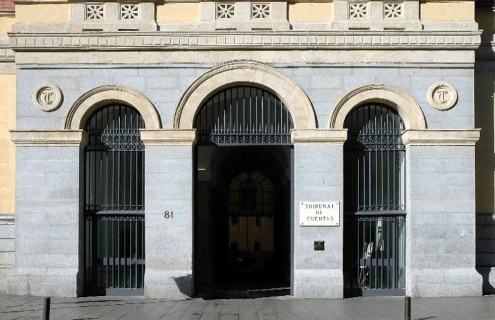 Archivo - Entrada del Tribunal de Cuentas