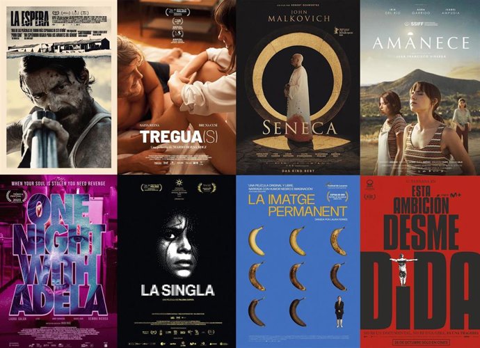 Carteles de las obras que se proyectarán en 'Cinema23'.
