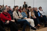 Díaz arenga los votos de la izquierda, que son "más" que la "última mayoría absoluta de Feijóo", para las gallegas