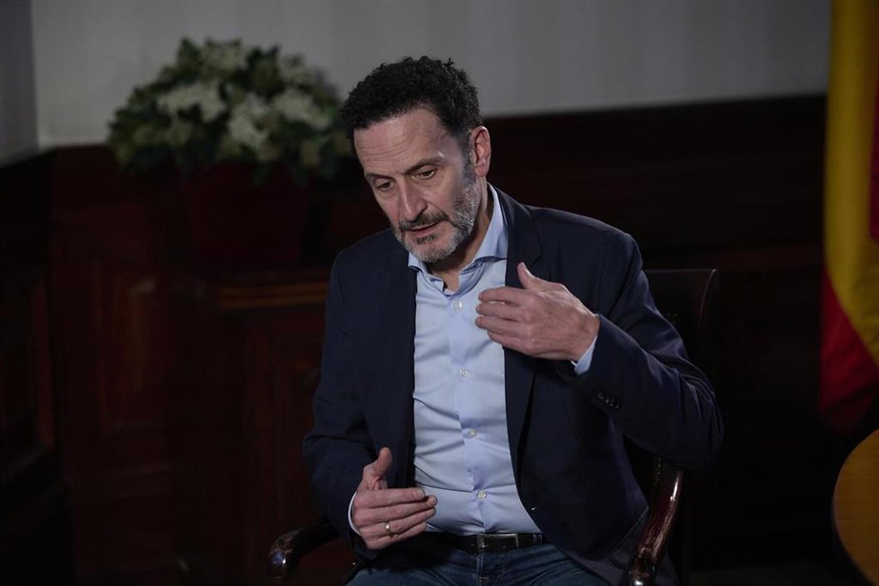 Archivo - El portavoz adjunto de Ciudadanos en el Congreso, Edmundo Bal, durante una entrevista con Europa Press en la Cámara Baja