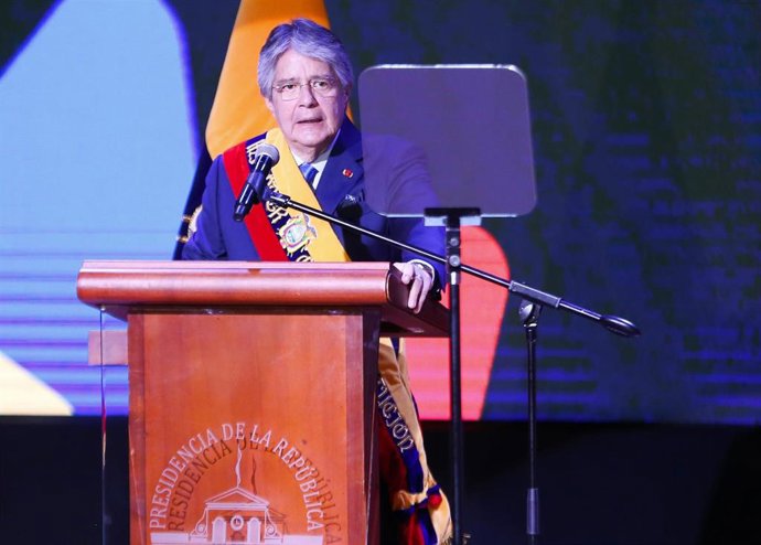 Archivo - El expresidente de Ecuador Guillermo Lasso