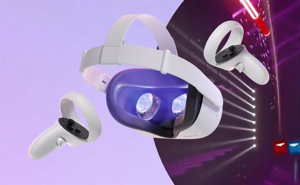 Visor de RV de Meta