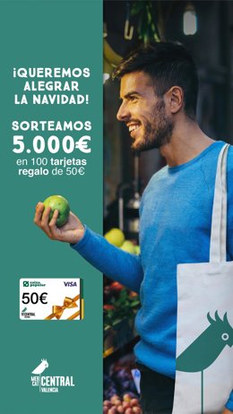 Sorteo de tarjetas del Mercado Central