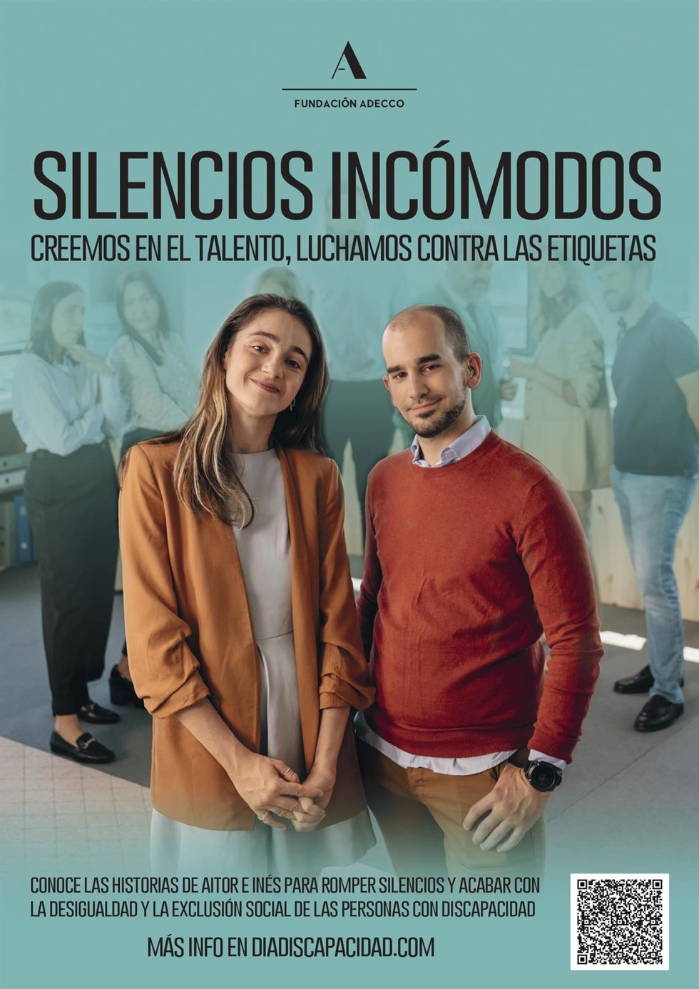 Imagen de la campaña de la Fundación Adecco con motivo de la Semana de la Discapacidad.