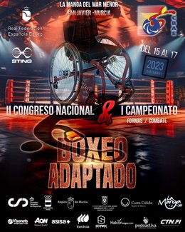 Cartel anunciador del I Campeonato de Boxeo Adaptado