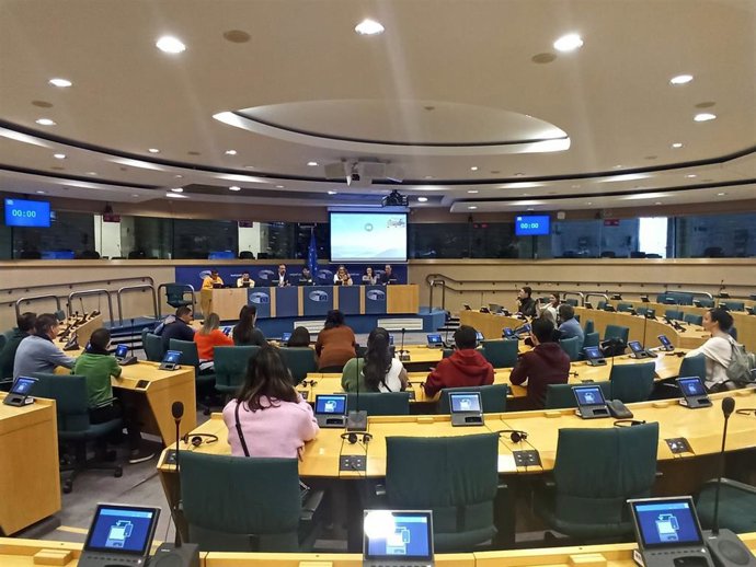 Visita de Aspace al Parlamento Europeo