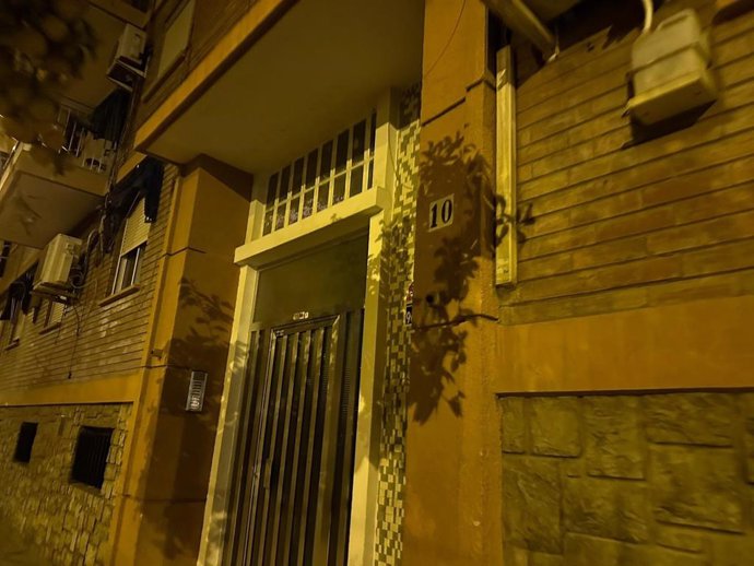 Edificio en el que se cometió el crimen en Sagunt