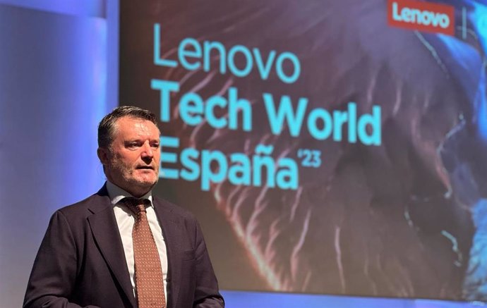 Alberto Ruano, director general de Lenovo Iberia, en Tech World España 2023