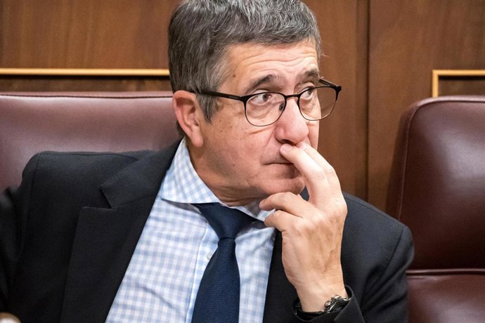 El portavoz del PSOE en el Congreso, Patxi López