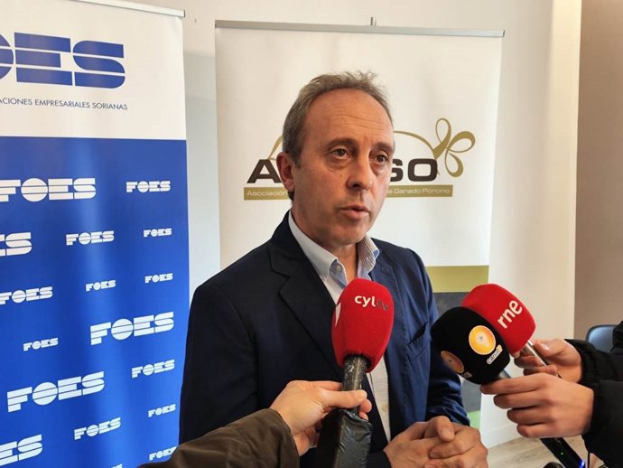 El presidente de Aporso, Migual Ángel Órtiz, analiza el sector porcino.