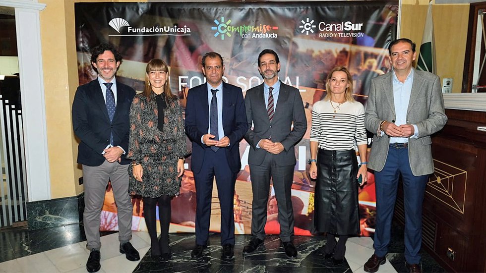 Málaga acoge el I Foro Social "25 años de Solidarios" organizado por Canal Sur y la Fundación Unicaja