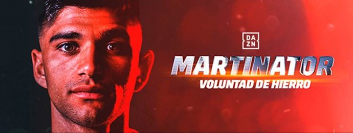 Careta del documental 'Martinator' de DAZN sobre el piloto de MotoGP Jorge Martín