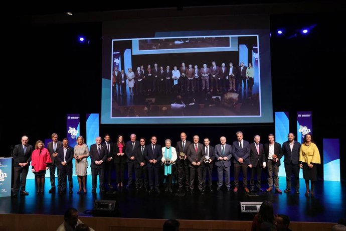 Entrega de los Premios Hacemos Málaga de la Diputación provincial y la Confederación de Empresarios de Málaga.