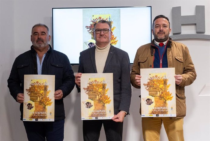 Presentación en la Diputación de Huelva de la Feria de la Castaña de Fuenteheridos.