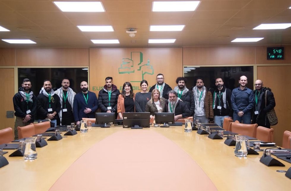 El encuentro se ha celebrado en el marco del 'Día Internacional de Solidaridad con el Pueblo Palestino