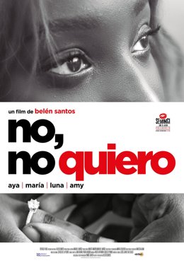 Póster del documental de Belén Santos 'No, no quiero' programada por el INAI para sensibilizar sobre los matrimonios forzados