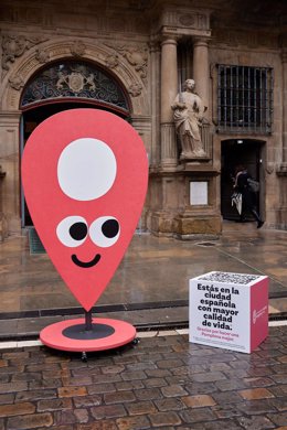 Imagen de la campaña de difusión que presenta a Pamplona como "destino turístico de referencia"