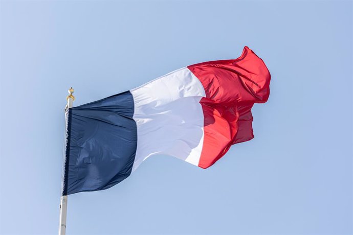 Archivo - Bandera de Francia.