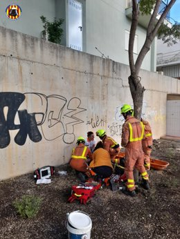 Herido un hombre al caer desde varios metros en una obra en Gilet (Valencia)