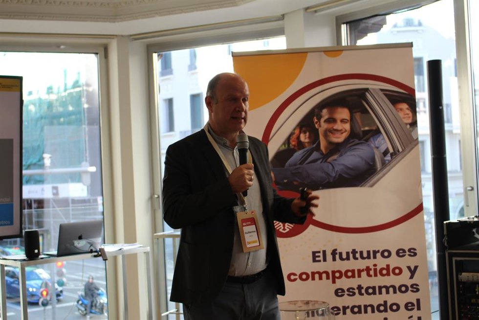 El consejero técnico de la SG de Eficiencia Energética en Ministerio para la Transición Ecológica y el Reto Demográfico, Guillermo López Alonso, en el foro 'España comparte coche'.