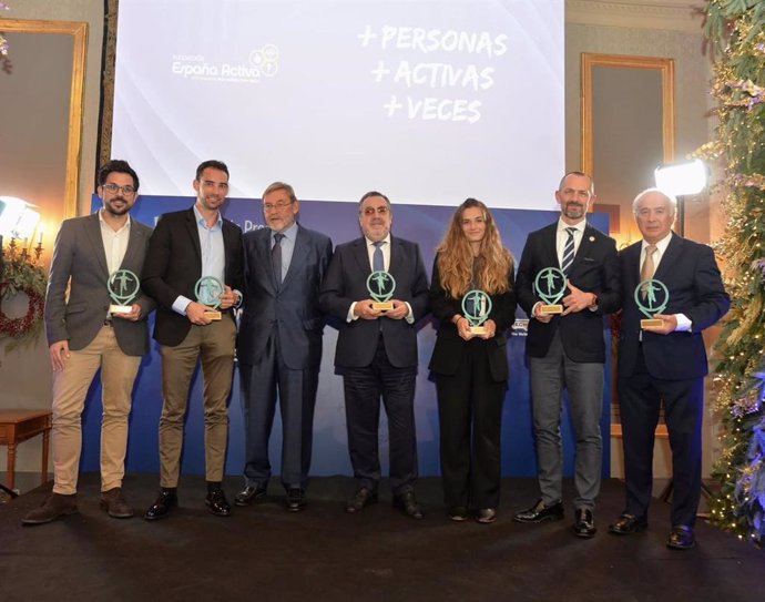 María Pérez, Álvaro Martín, la Gasol Foundation, Paralímpicos y Europe Active han sido premiados por la Fundación España Activa en su VI Gala.
