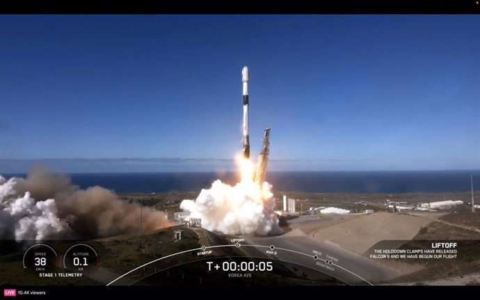 Lanzamiento del satélite ALISIO-1, del IAC