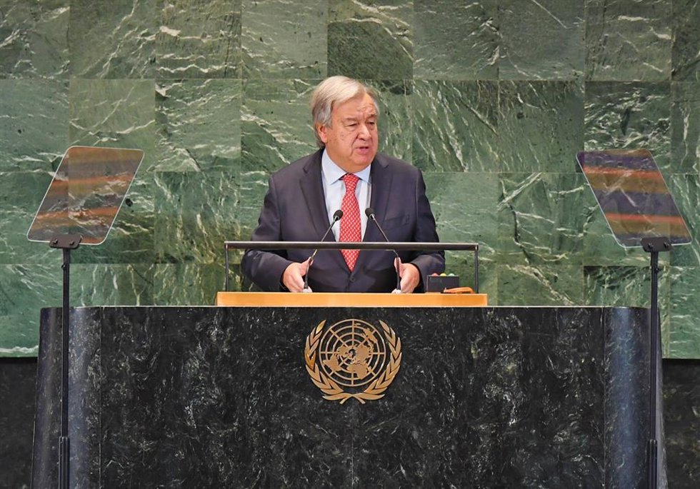 Archivo - El secretario general de Naciones Unidas, António Guterres.