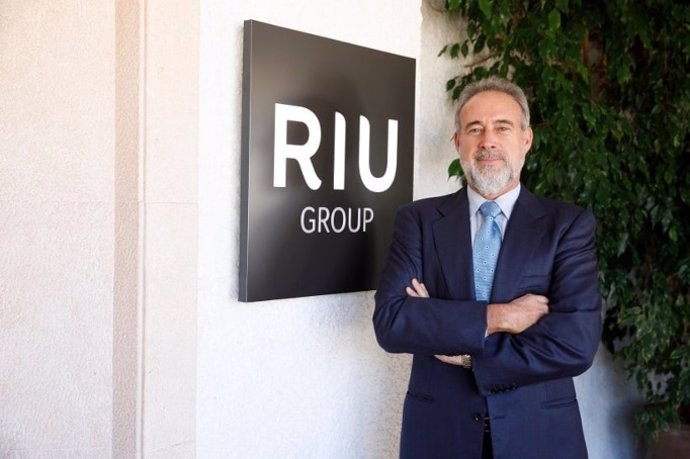 Archivo - El consejero delegado de Riu, Luis Riu.